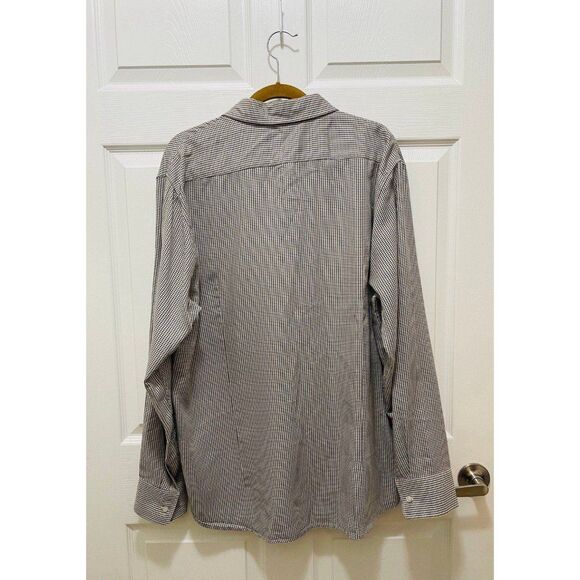 Hugo Boss Men's Button Long Sleeve Dress Shirt Slim Fit Size XXL Geometric - Picture 5 of 8